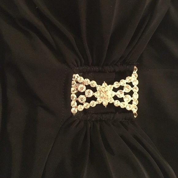 DEB Black Strapless Bodycon Dress Size Small - Picture 3 of 4